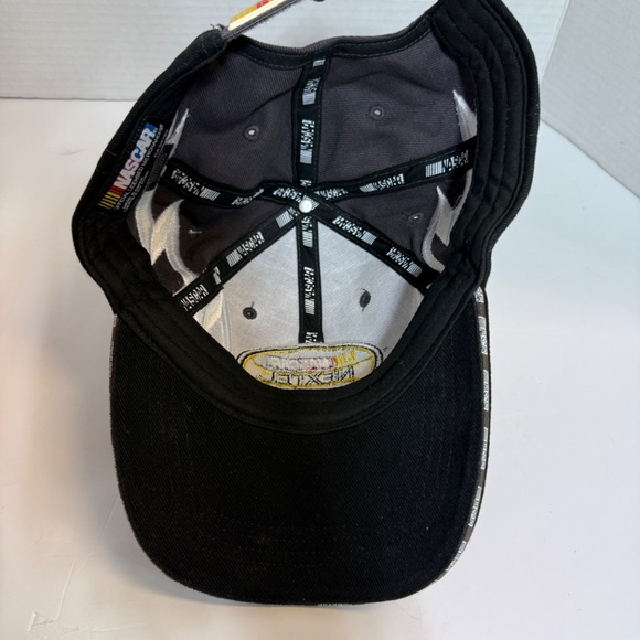 Nascar Hat Nextel Cup Series Checkered Flag Sports Black Adjustable Cap NEW - Picture 9 of 10